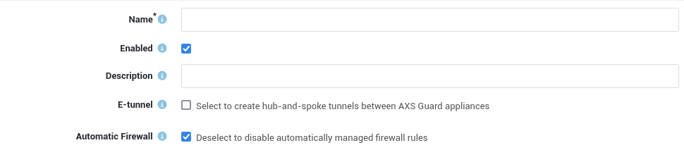 IPsec Tunnel Type