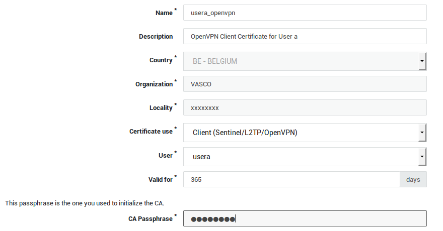 Generating an OpenVPN Client Configuration