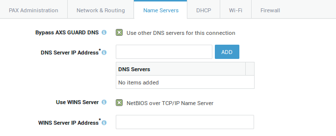 Name Servers and DHCP