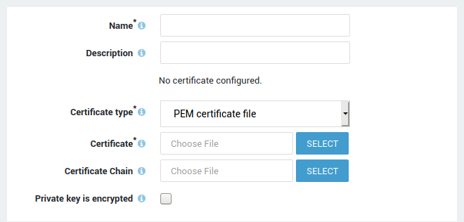 Importing an external CA certificate for SSL inspection