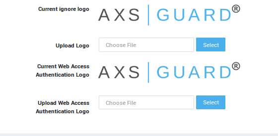 Customizing Web Access Logos
