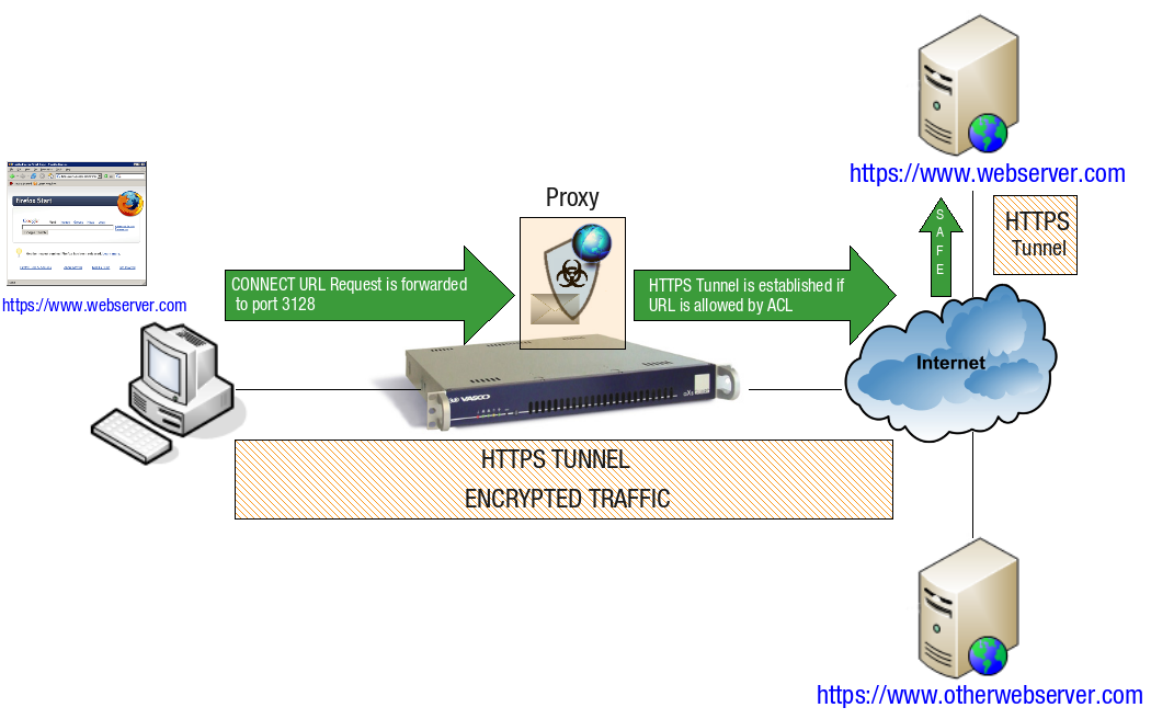 Default Proxy Behavior with HTTPS