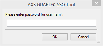 SSO Password Window